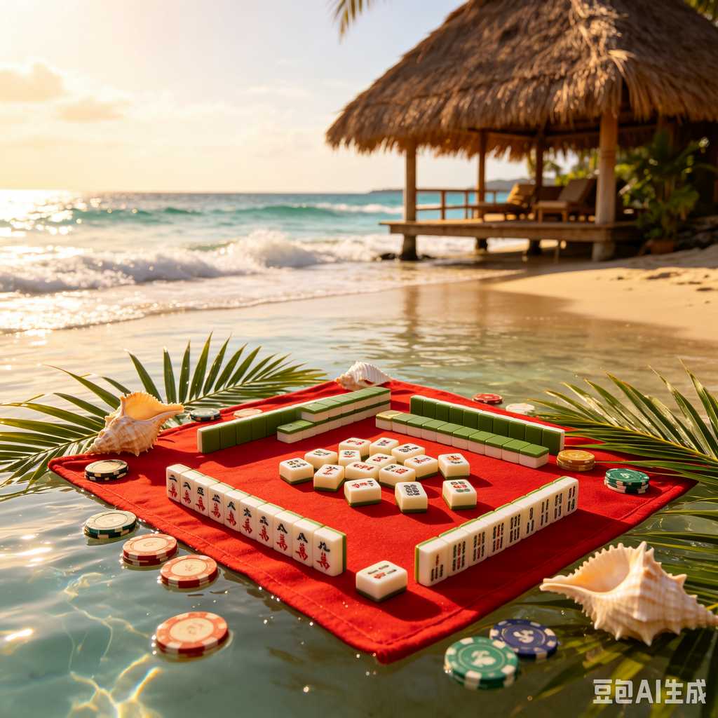artistic mahjong tiles set