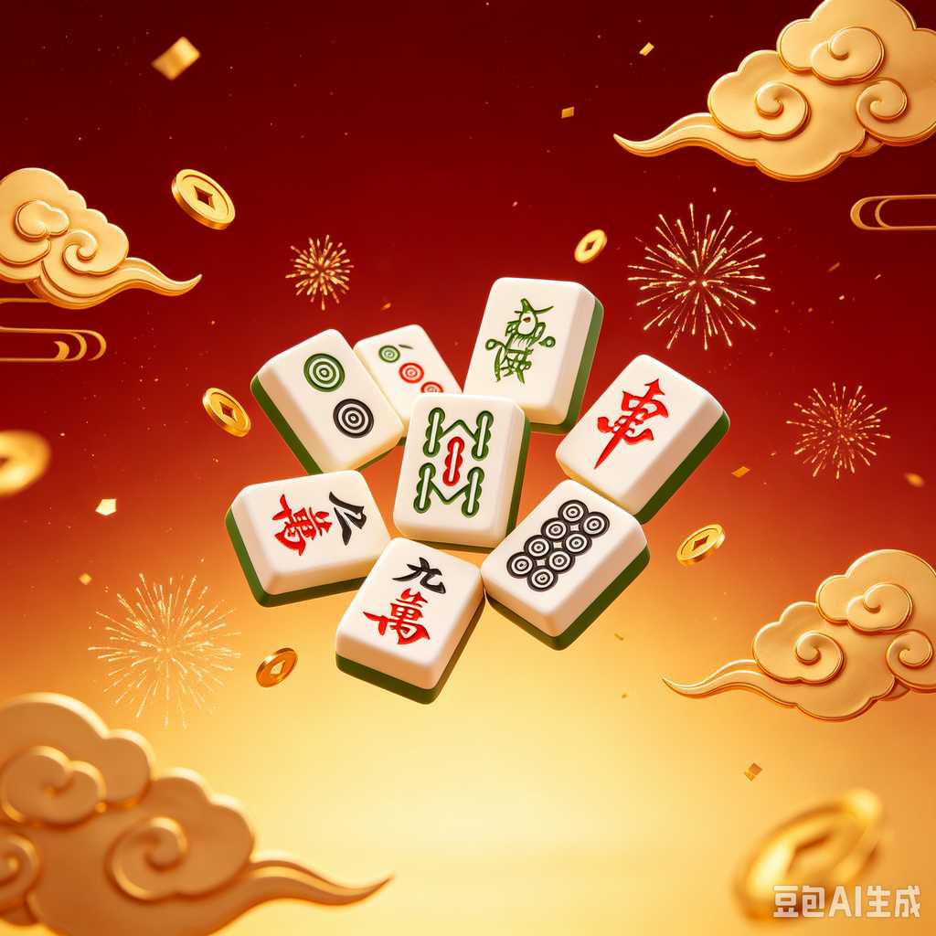 modern oriental mahjong set